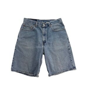 Vintage Levi's 560 Denim Shorts Men's Size 33 Loose Fit Light Wash  Blue Jeans